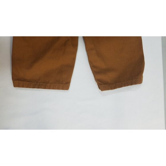 Carhartt 18M Brown Duck Canvas Bib Overalls For Toddlers - Picture 6 of 8